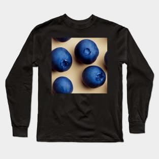 Blueberry pattern #1 Long Sleeve T-Shirt